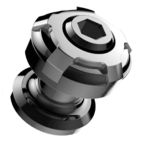 CF MOTO BOBBINS ΠΙΣΩ ΤΡΟΧΟΥ TITANIUM GREY NK 250/300 SR 300 (6KM0-800500-0B500)