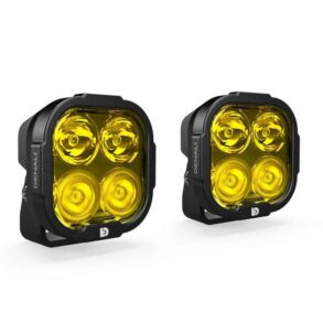 DENALI Προβολάκια Universal Kit Headlight DL4 Yellow Lens And Premium Wiring